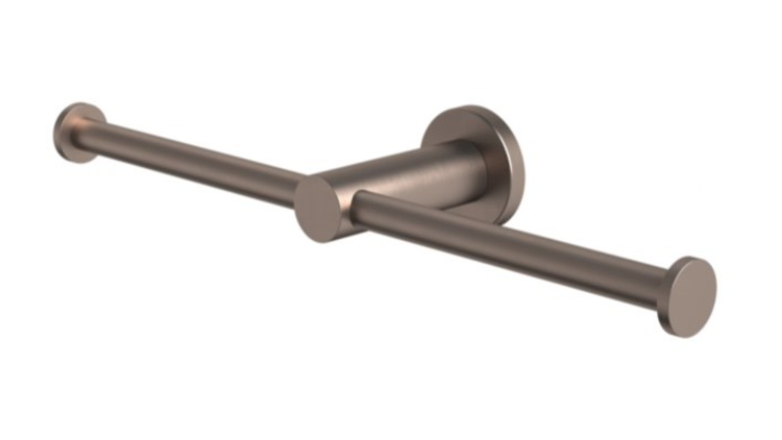 Caroma Liano II Double Toilet Roll Holder - Brushed Bronze