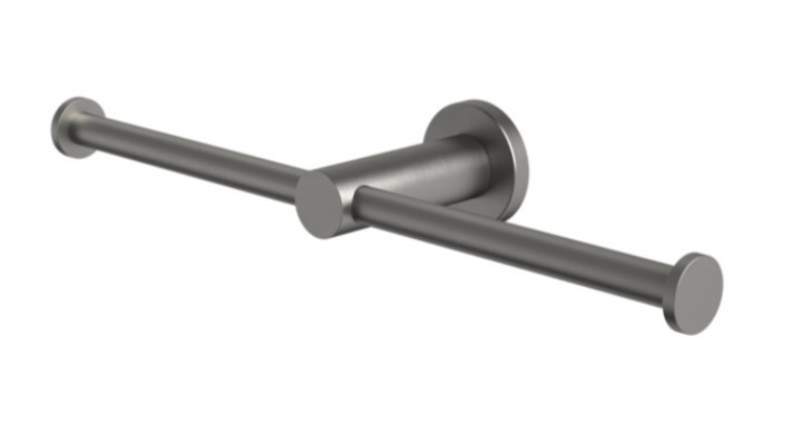 Caroma Liano II Double Toilet Roll Holder - Gunmetal 