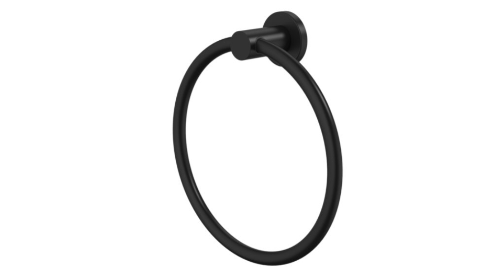 Caroma Liano II Towel Ring - Matte Black 