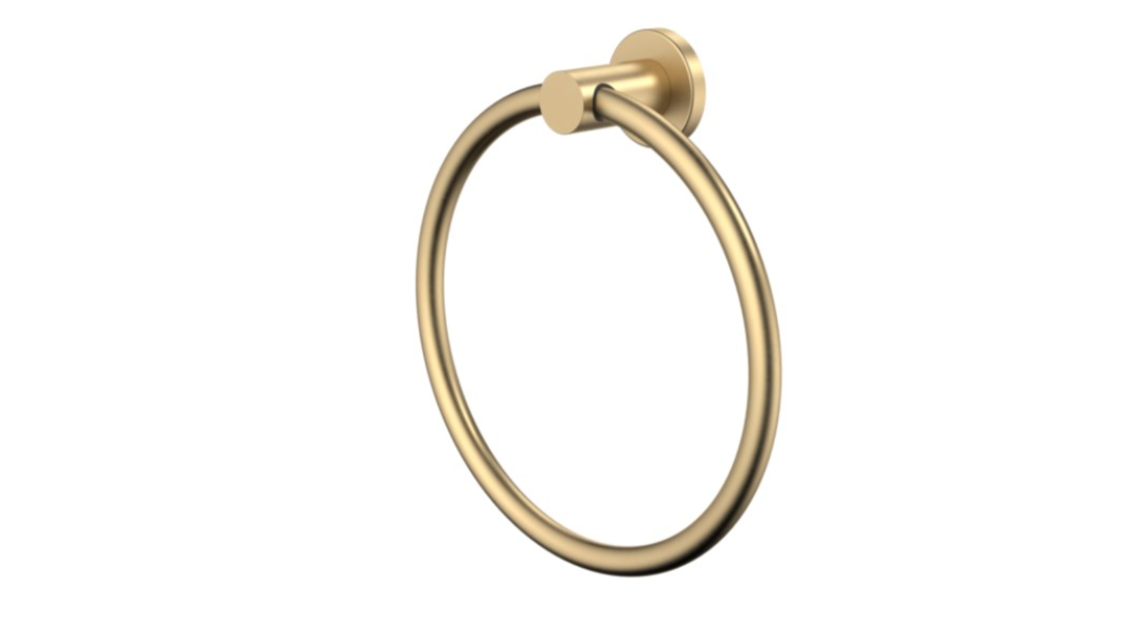 Caroma Liano II Towel Ring - Brushed Brass 