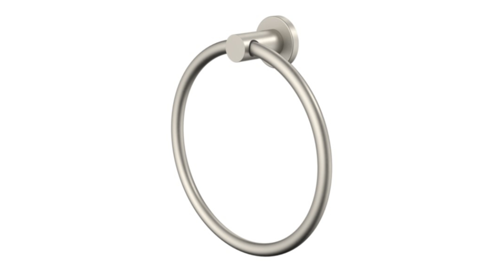 Caroma Liano II Towel Ring - Brushed Nickel