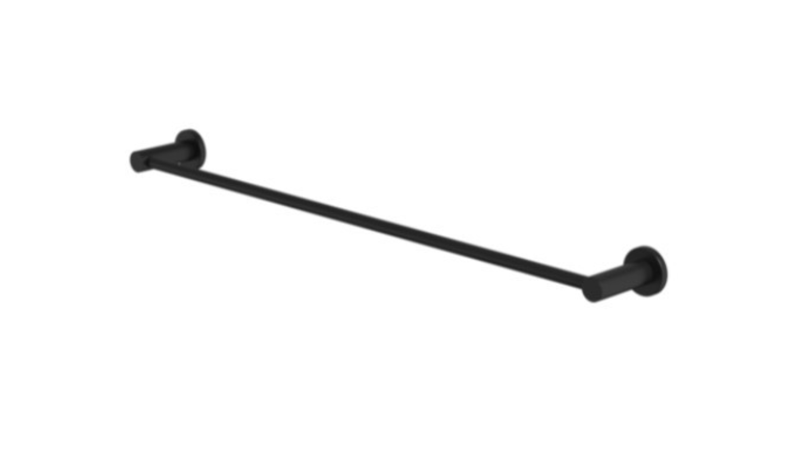 Caroma Liano II 640mm Single Towel Rail - Matte Black