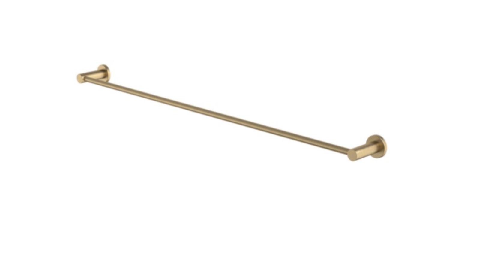 Caroma Liano II 840mm Single Towel Rail - Brushed Brass