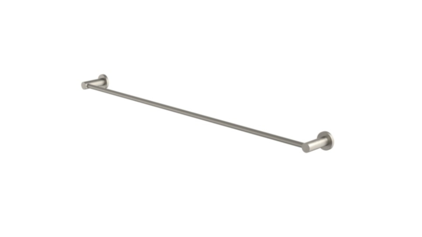 Caroma Liano II 840mm Single Towel Rail - Brushed Nickel