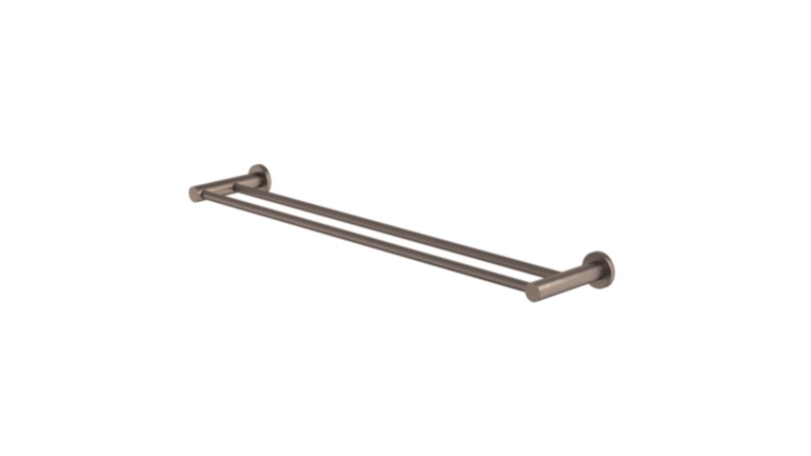 Caroma Liano II 640mm Double Towel Rail - Brushed Bronze