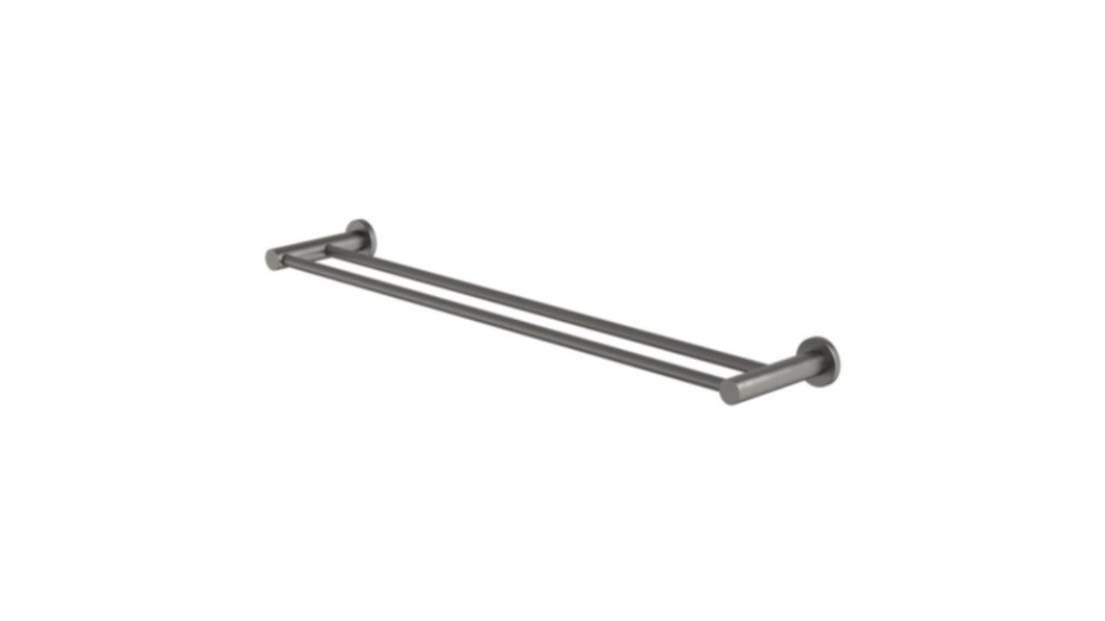Caroma Liano II 640mm Double Towel Rail - Gunmetal