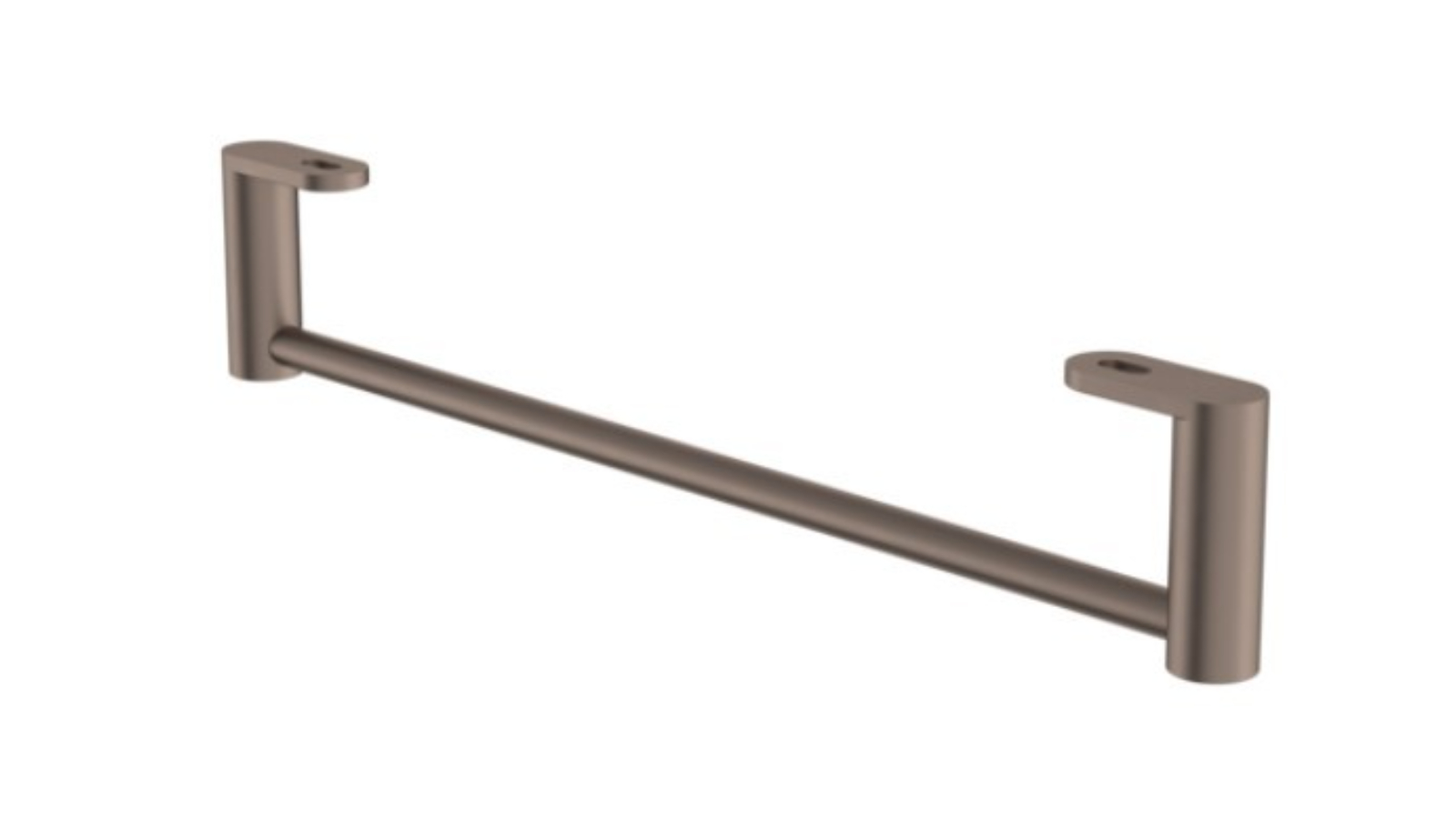 Caroma Liano II Hand Wall Basin Integrated Towel Rail - Brushed Bronze