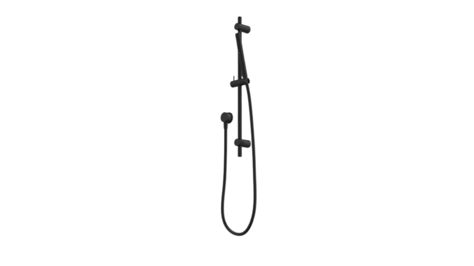Caroma Liano II 3 Function Microphone Rail Shower - Matte Black 