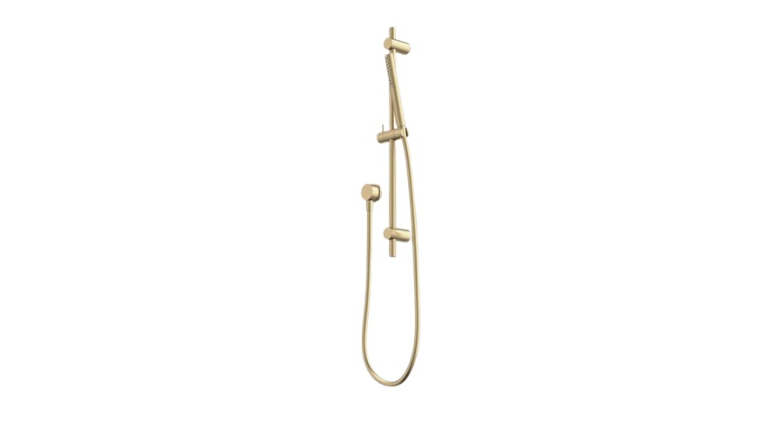 Caroma Liano II 3 Function Microphone Rail Shower - Brushed Brass