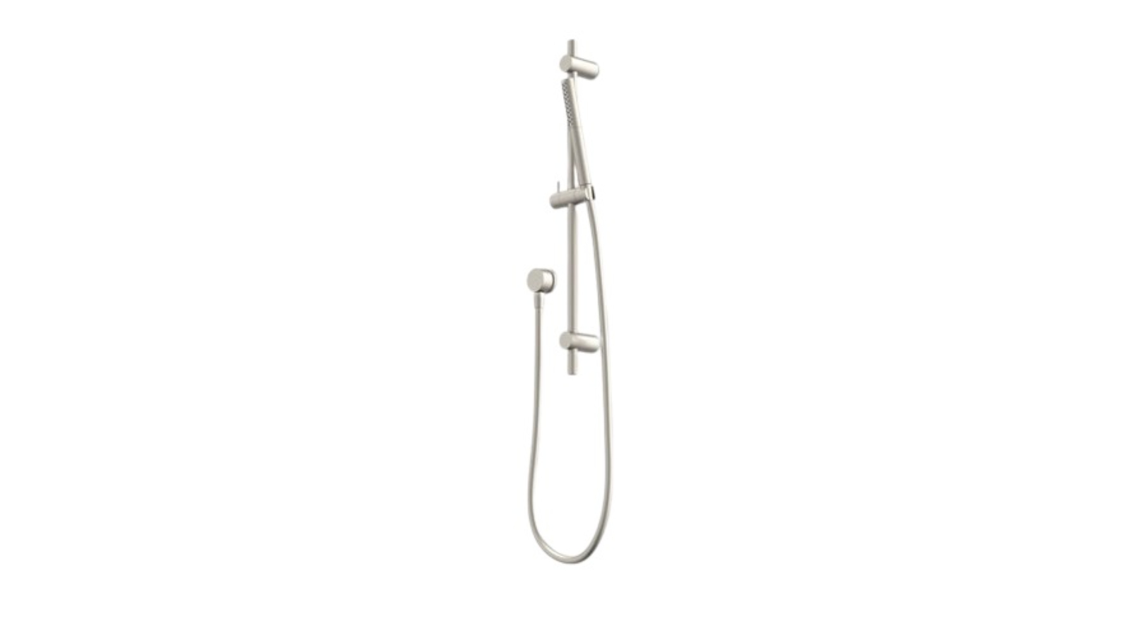 Caroma Liano II 3 Function Microphone Rail Shower - Brushed Nickel