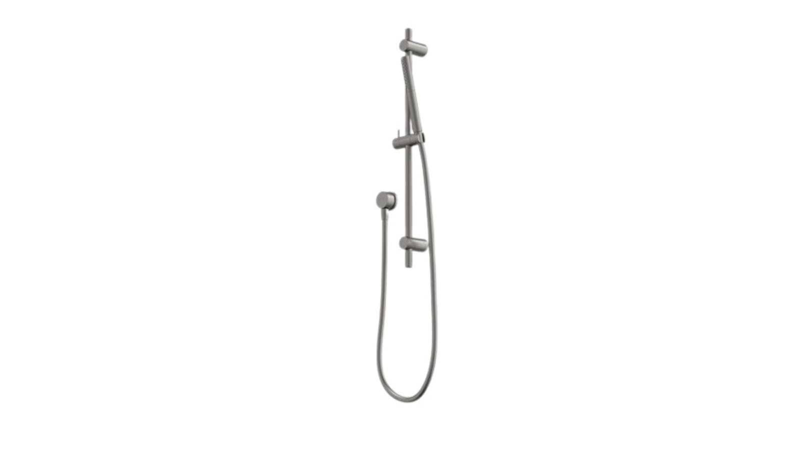 Caroma Liano II 3 Function Microphone Rail Shower - Gunmetal