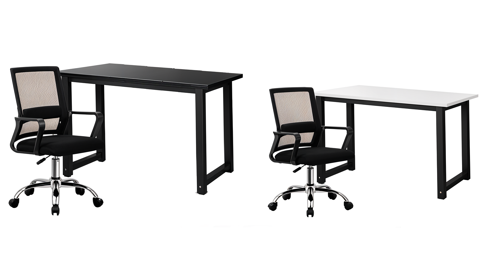Oikiture Office Desk and Chair Set