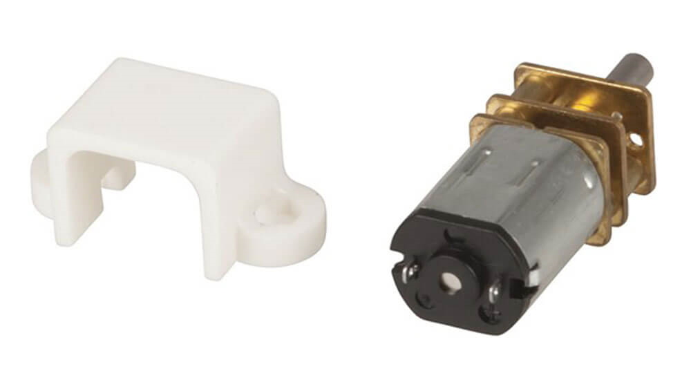Duinotech 6V Micro Motor with Mounting Bracket
