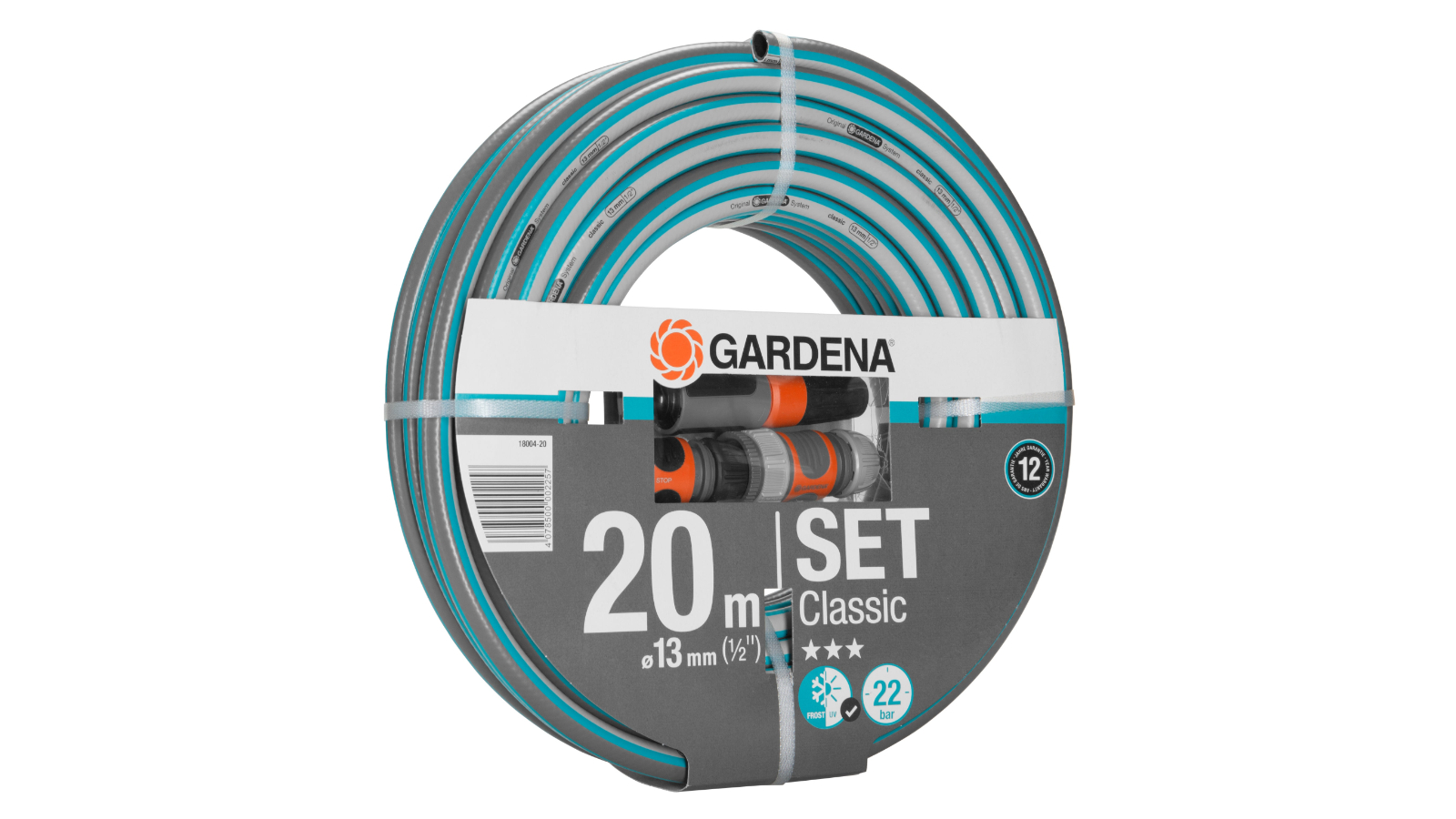 Gardena 18004-20 Classic Hose Set - 1.3 x 2000cm