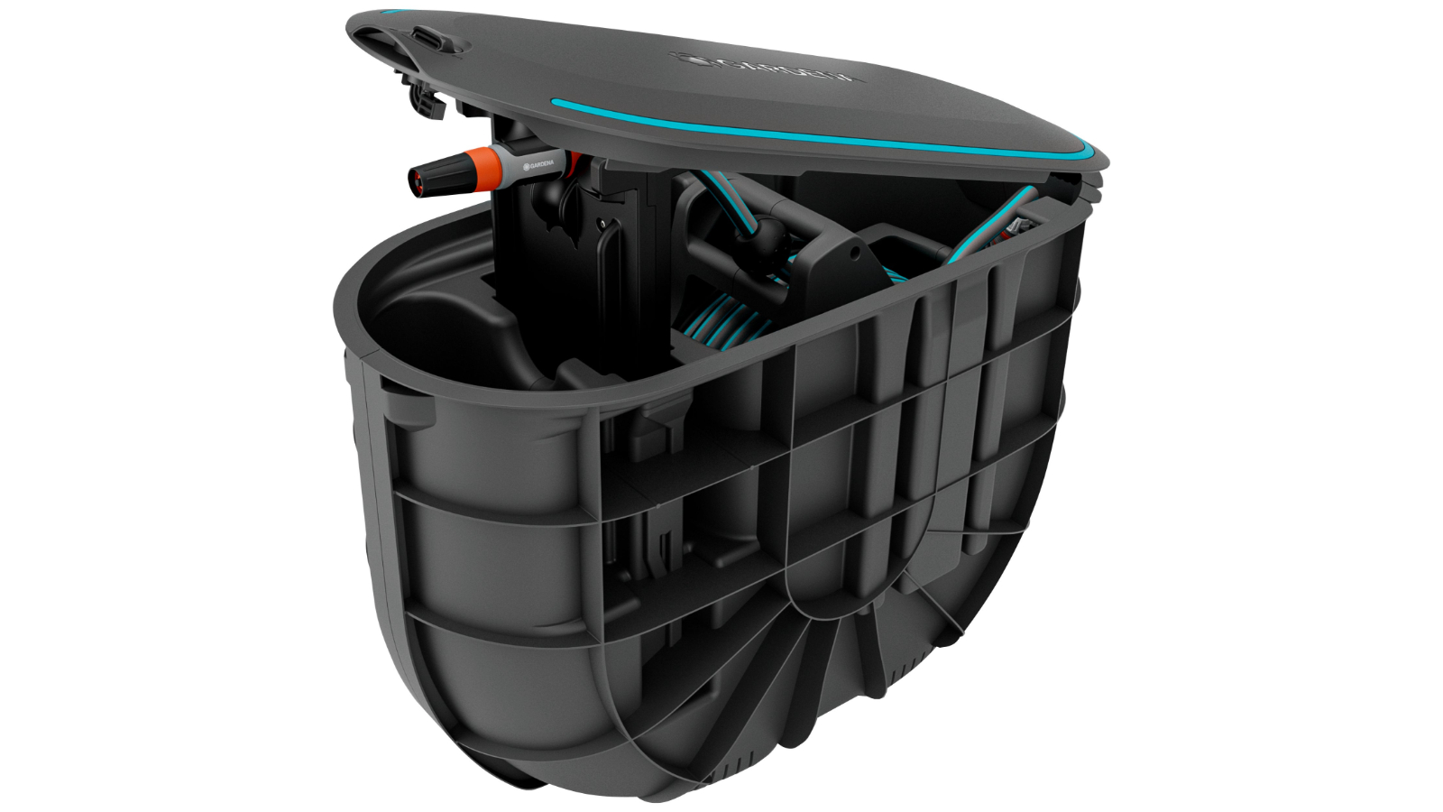 Gardena Underground Roll-Up 20 Retractable Hose Reel