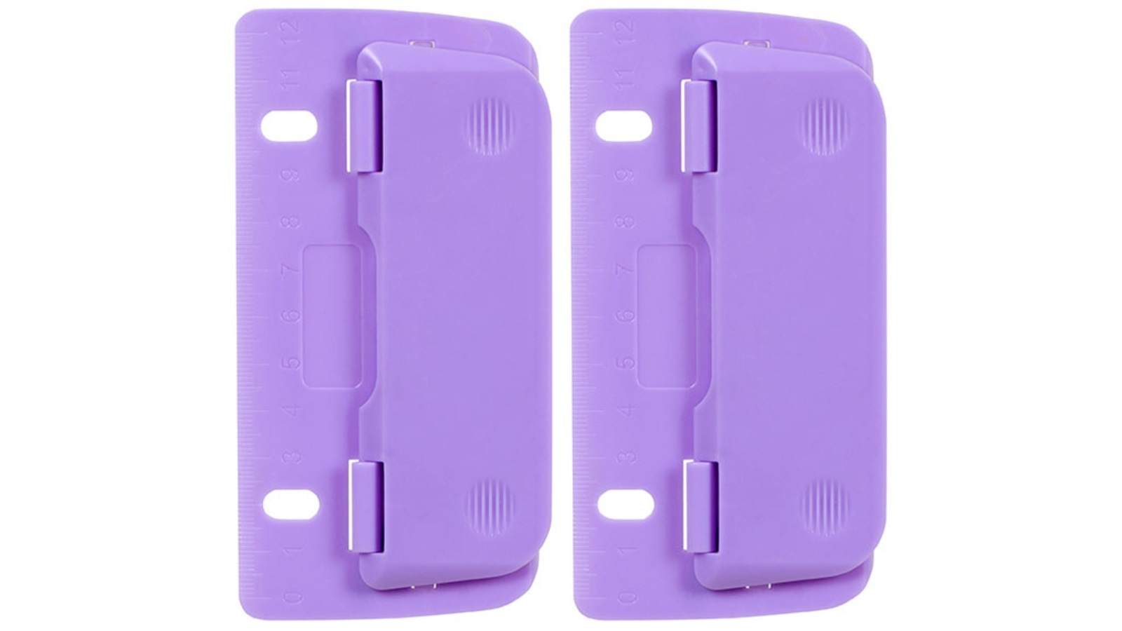 ColourHide Bindermate 2-Pack 2 Hole Punch Maker - Purple