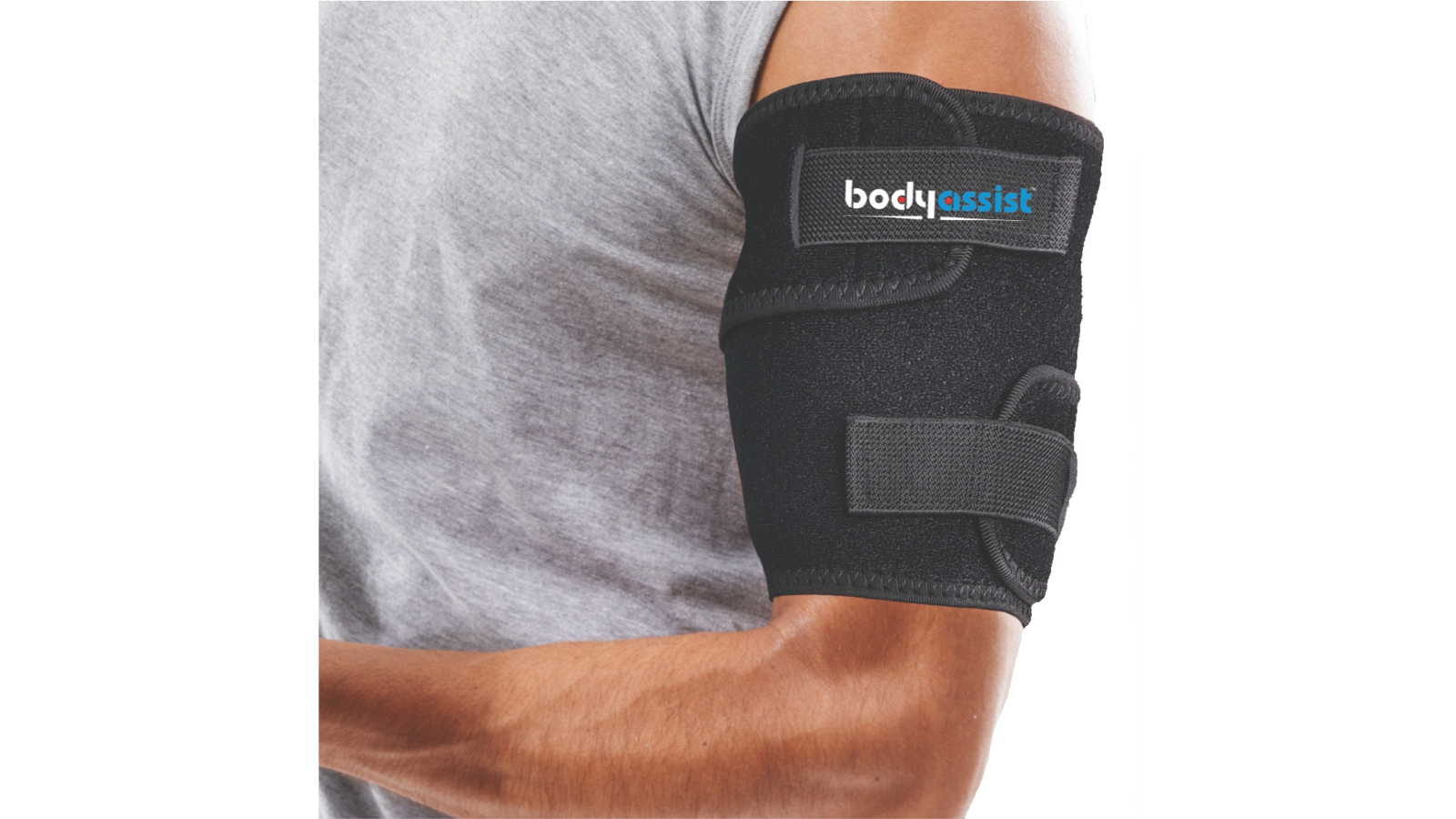 Bodyassist Black Forearm Bicep and Tricep Brace - Small