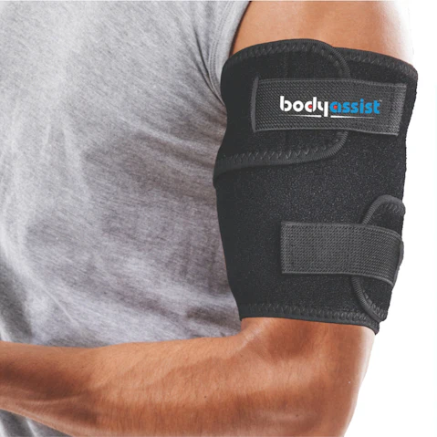 Bodyassist Black Forearm Bicep and Tricep Brace - Small