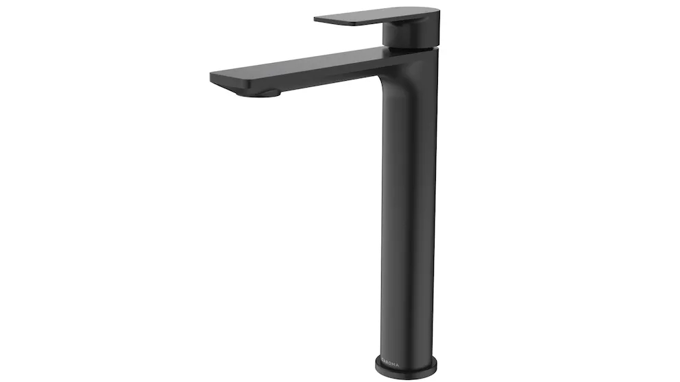 Caroma Urbane II Low Lead Tower Basin Mixer - Matte Black