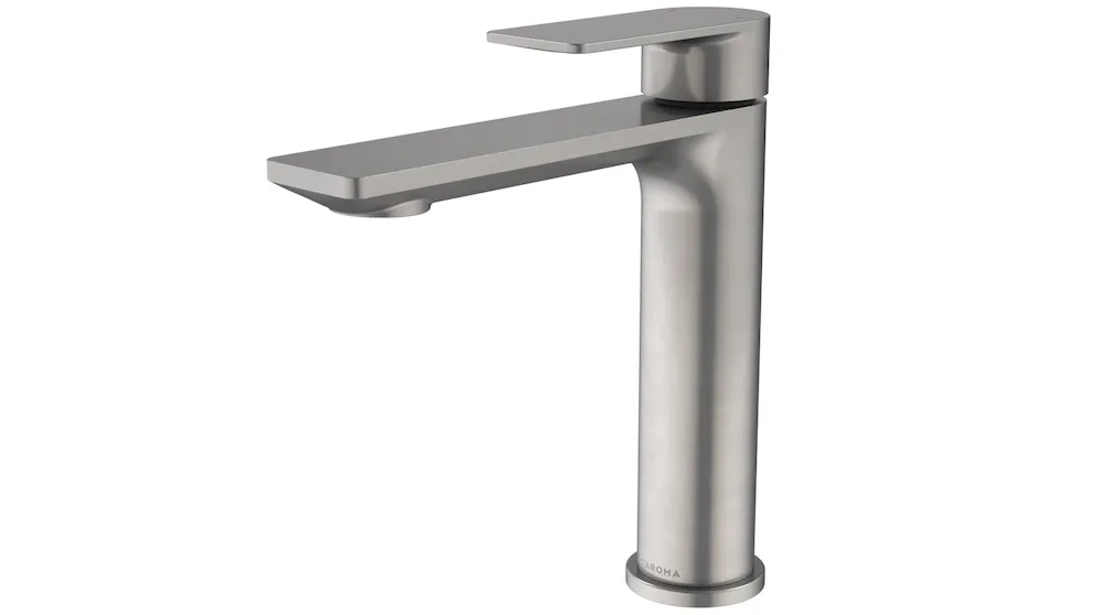 Caroma Urbane II Low Lead Mid Tower Basin Mixer - Gunmetal