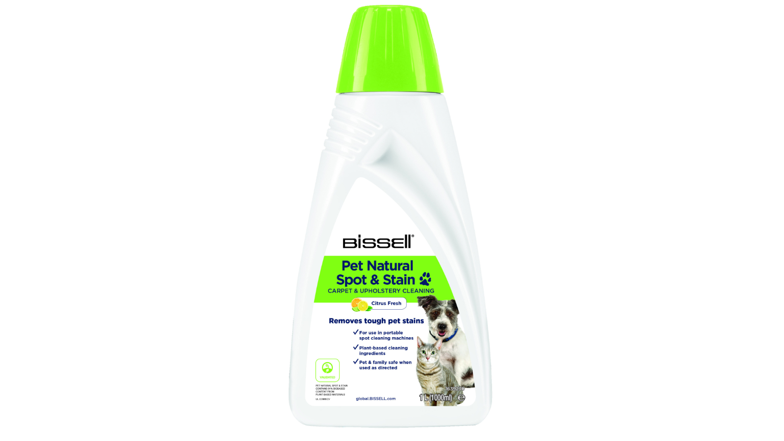 Bissell Pet Natural Spot & Stain Carpet & Upholstery Cleaning Formula