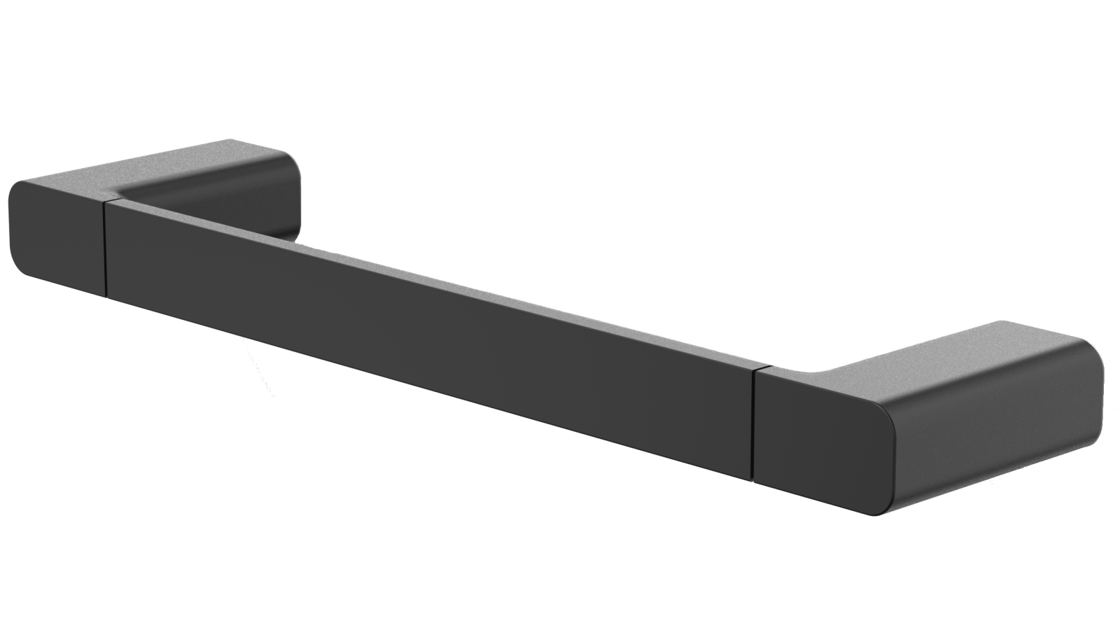 Caroma Luna Hand Towel Rail Black Harvey Norman