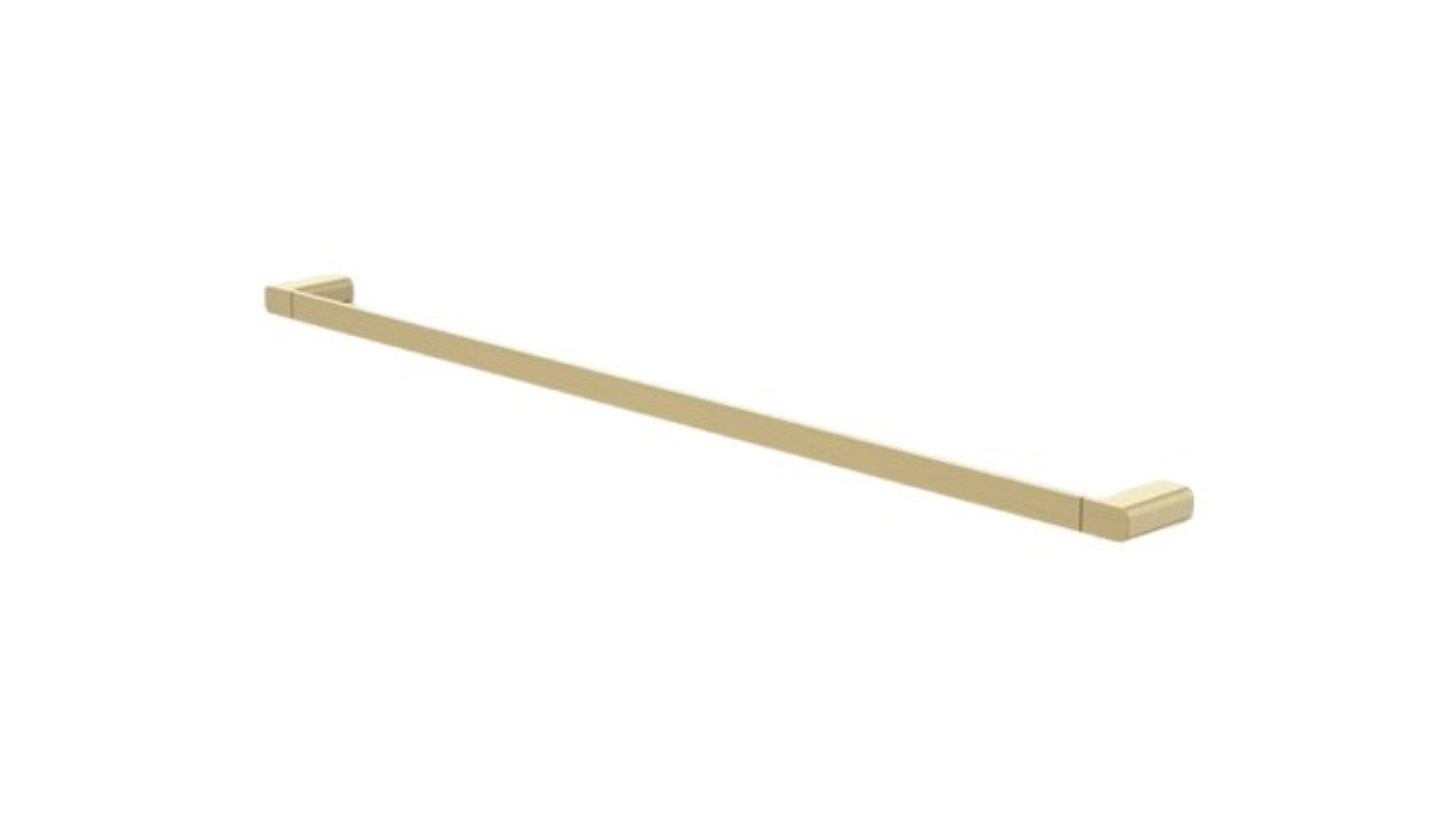 Caroma 930mm Luna Single Towel Rail - Brushed Brass