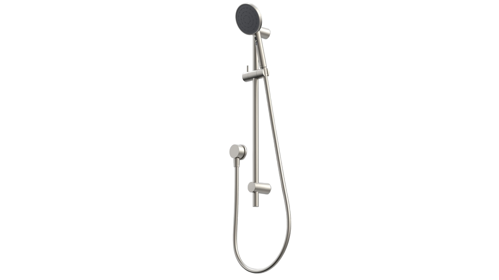 Caroma Urbane II Rail Shower - Brushed Nickel