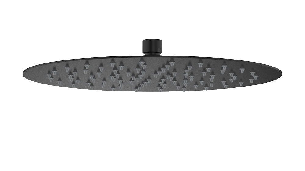 Caroma Urbane II 300mm Round Rain Shower - Matte Black