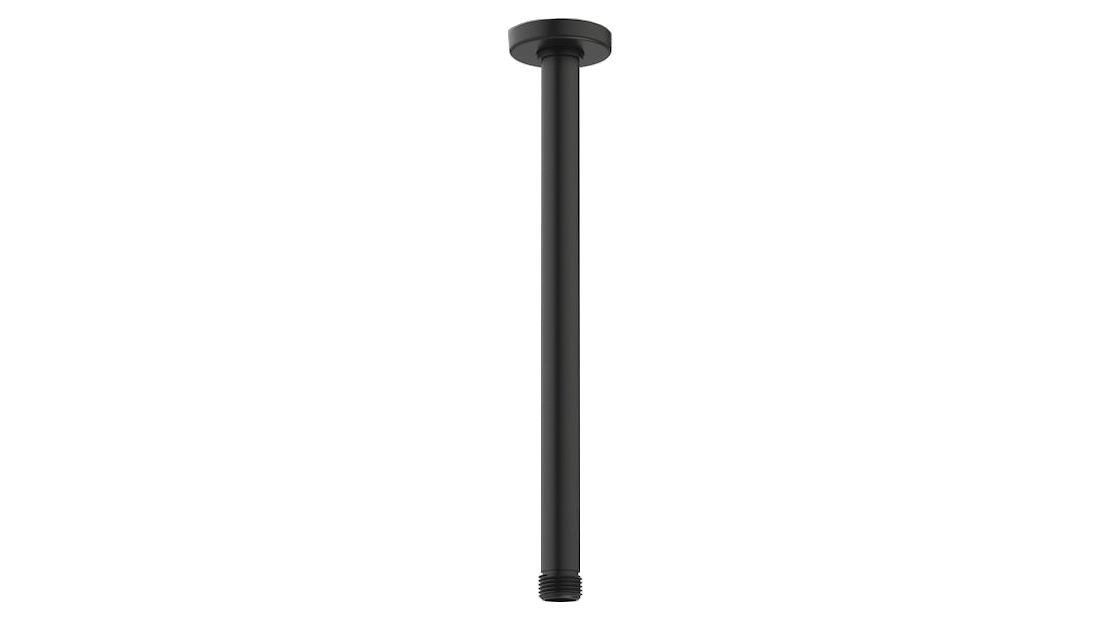 Caroma Urbane II 300mm Ceiling Shower Arm - Matte Black