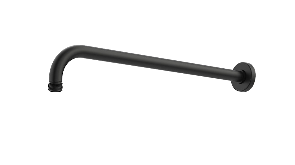 Caroma Urbane II 400mm Right Angled Shower Arm Matte Black Harvey