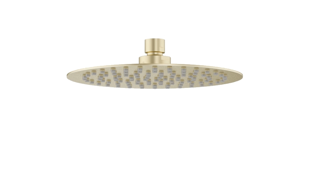 Caroma Urbane II 200mm Round Rain Shower - Brushed Brass