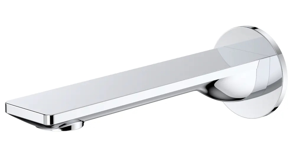Caroma Urbane II 180mm Low Lead Basin/Bath Outlet with Round Cover Plate - Chrome