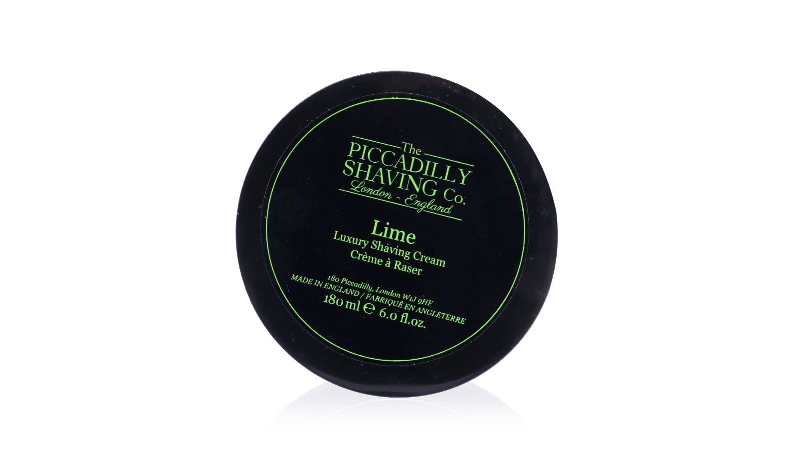 The Piccadilly Shaving Co. Lime Luxury Shaving Cream -180g/6oz