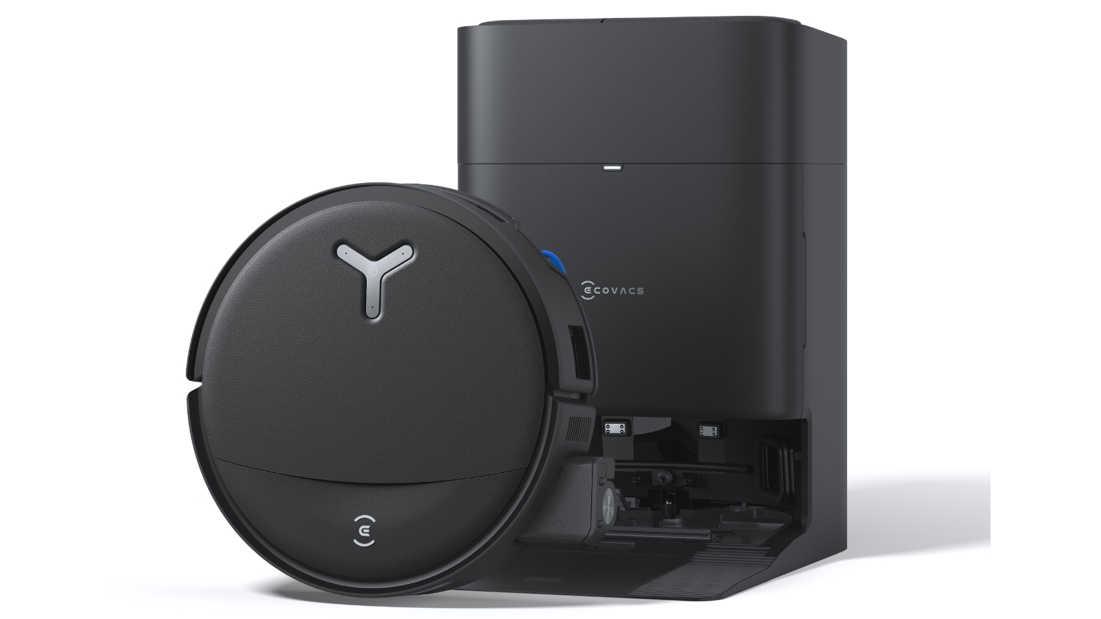 Ecovac Deebot T80S Omni Robot Vacuum and Mop - Black