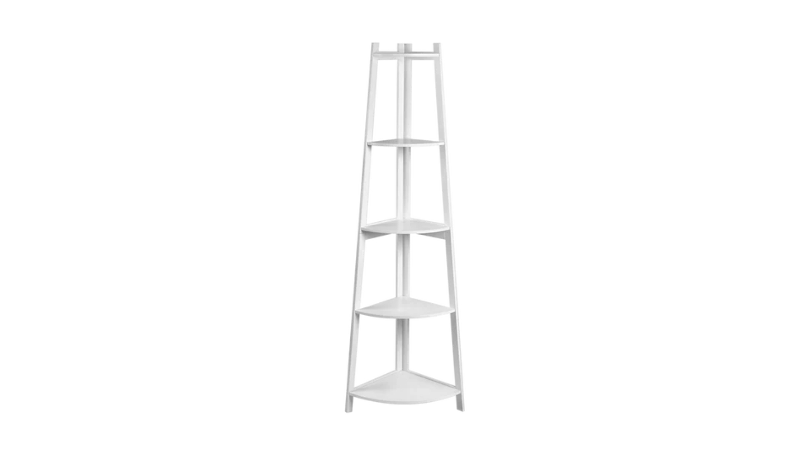 Serrano Corner Shelf Bookcase Display Storage Unit