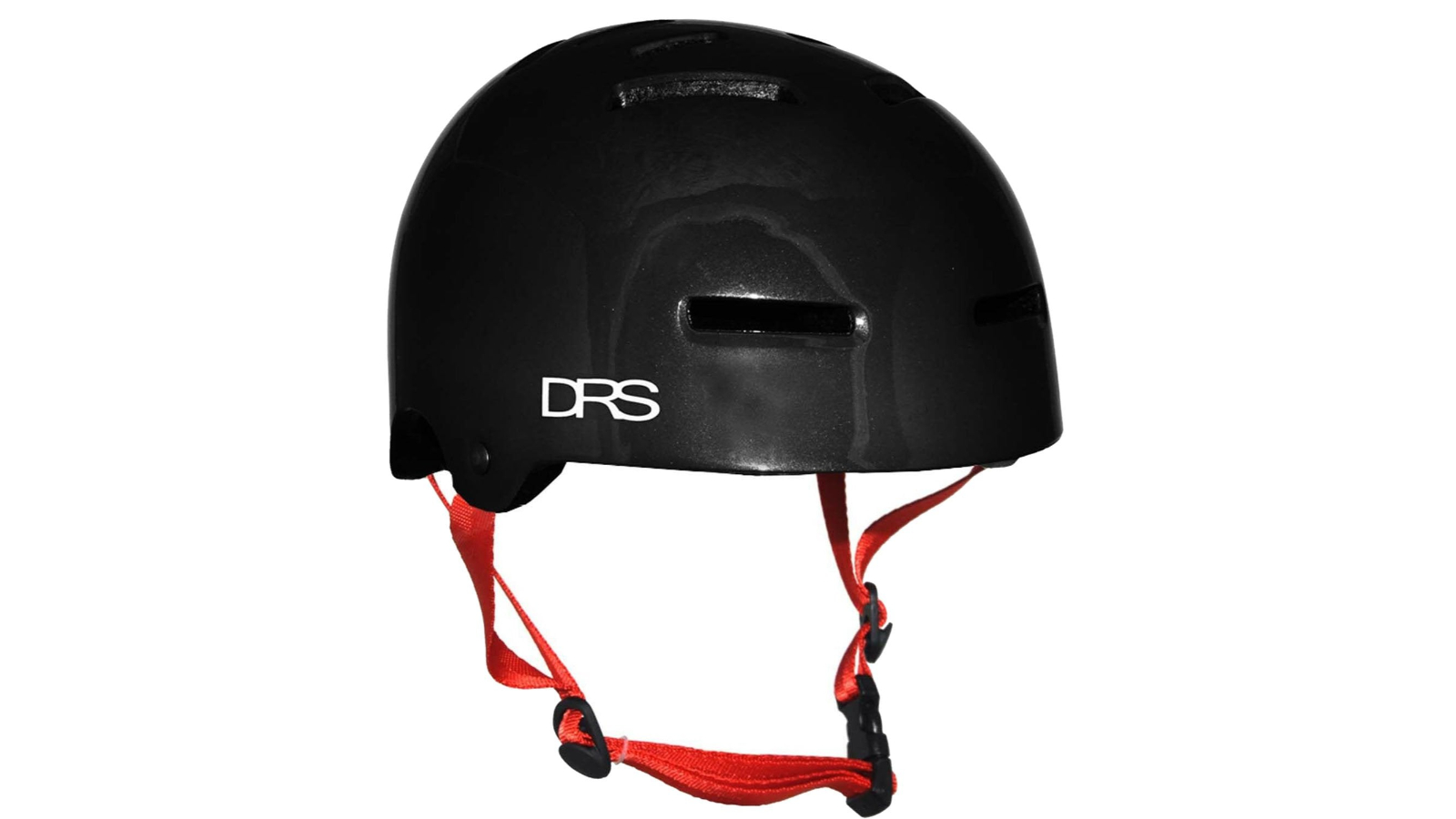 DRS Black Gloss Kids-Adult Size Bike Helmet AS/NZS - Small/Medium