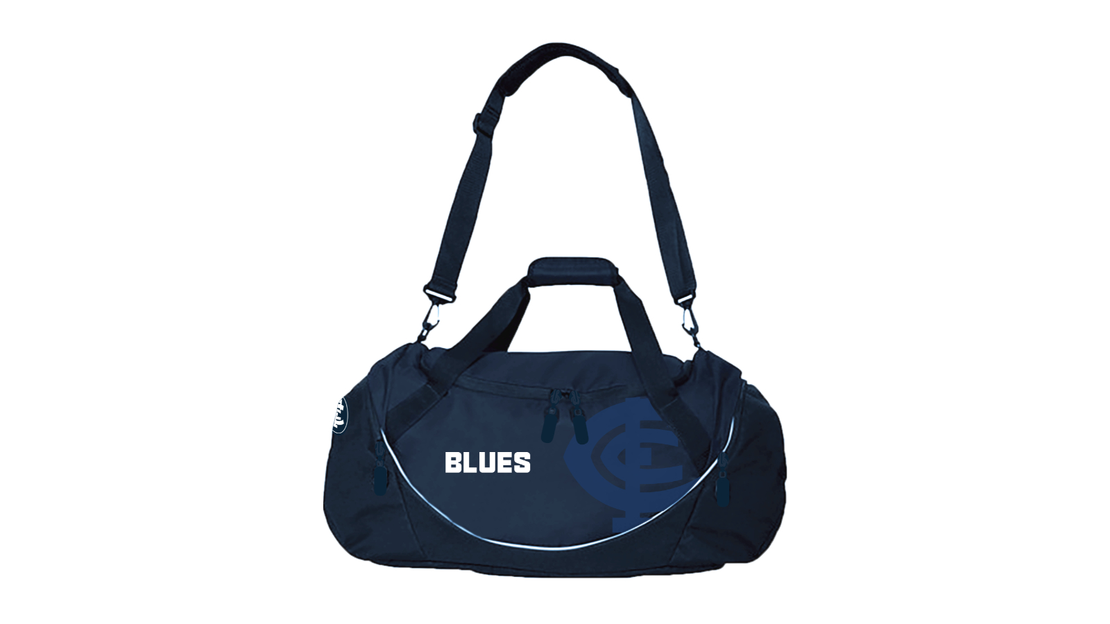 AFL Large Carlton Blues Shadow Shoulder Strap Sport Bag