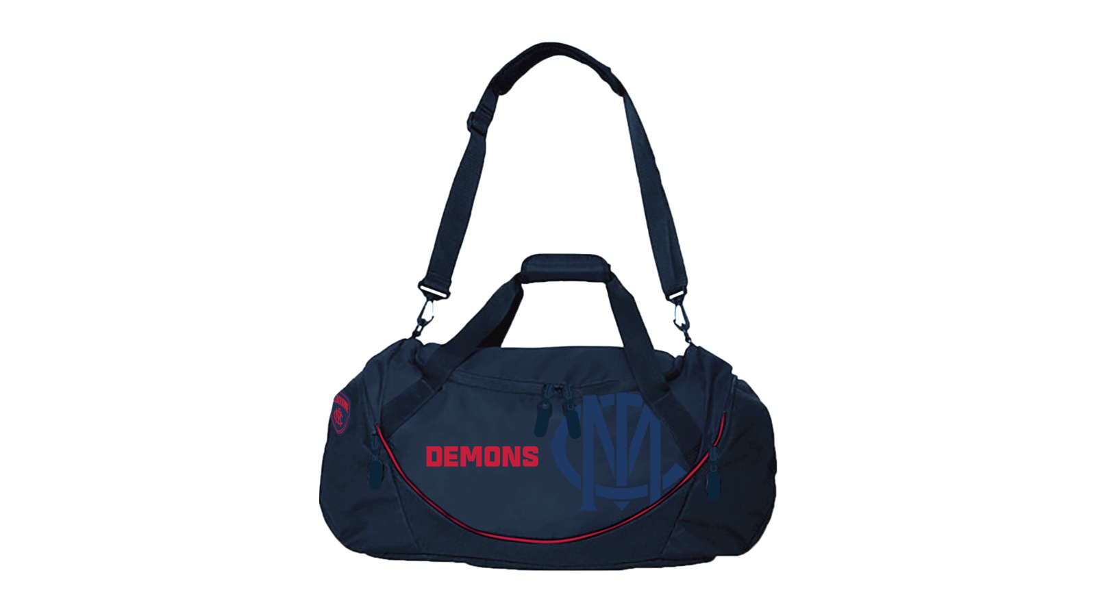 AFL Large Melbourne Demons Shadow Shoulder Strap Sports Bag 