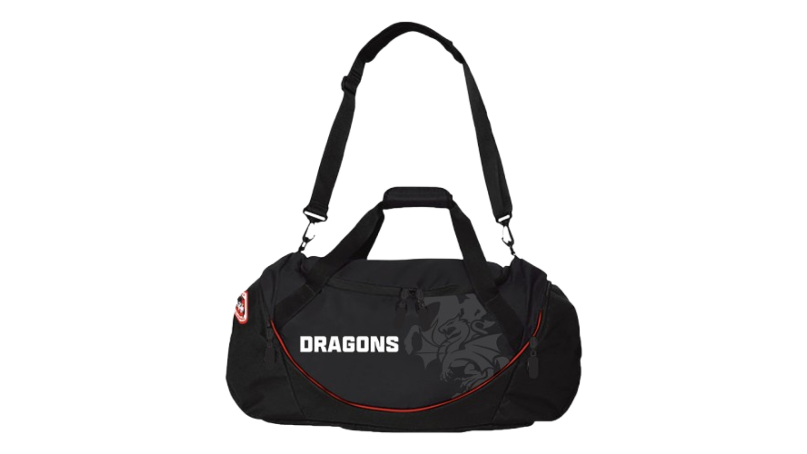 NRL Large St George Illawarra Dragons Shadow Shoulder Strap Sport Bag 