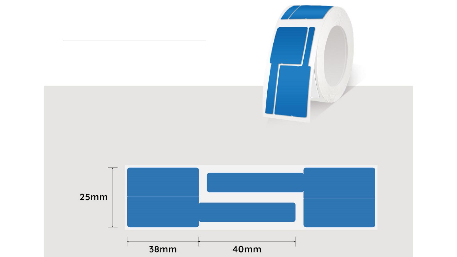 Niimbot 25mm Cabel Label Paper - Blue