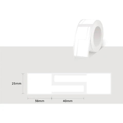 Niimbot 25mm Cabel Label Paper - White