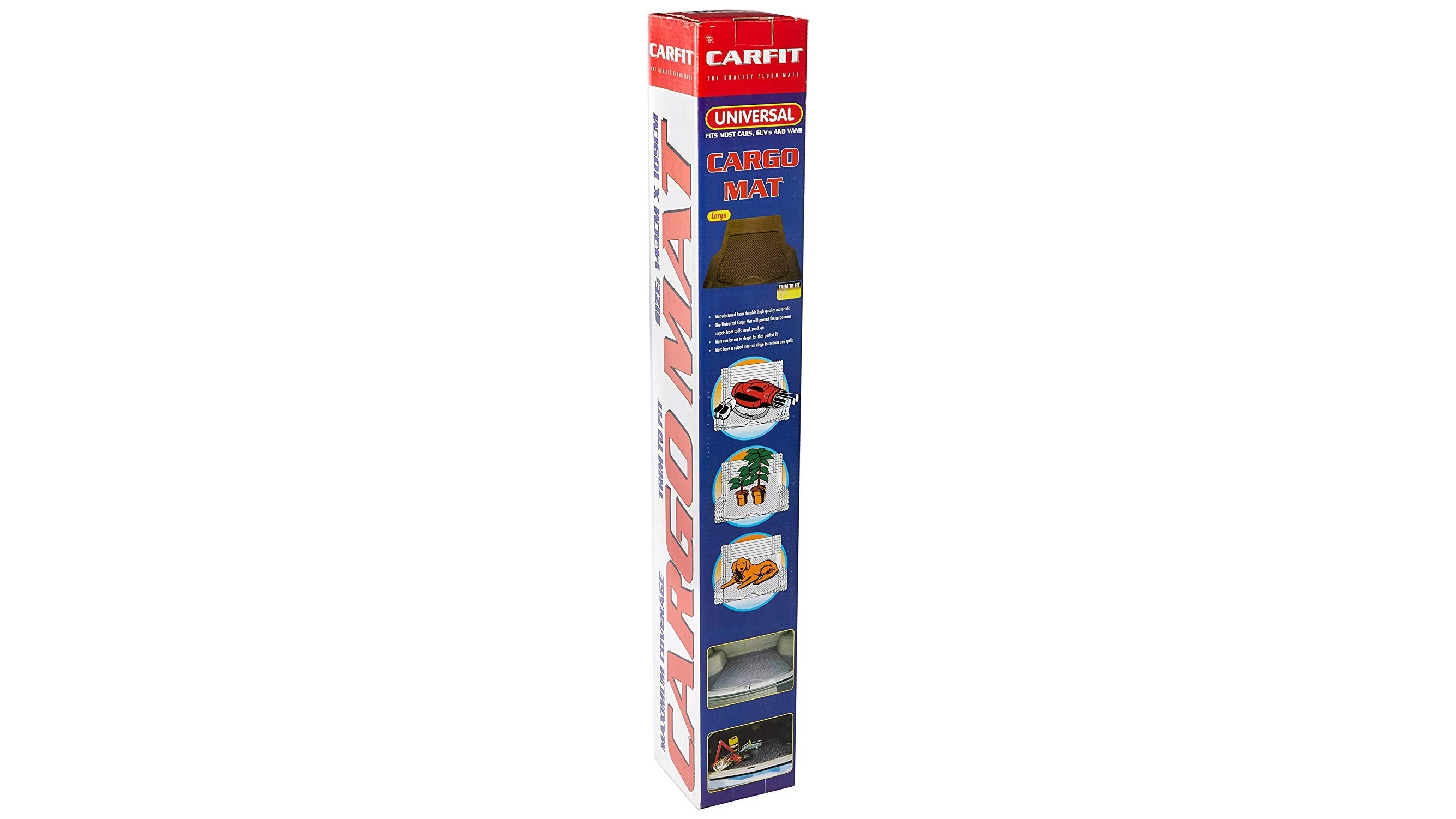 Carfit Rubber Car Boot Mat - Grey
