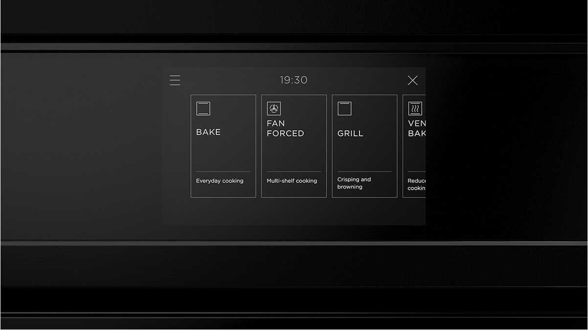 Fisher & Paykel 760mm 17Function Builtin Pyrolytic Oven Black