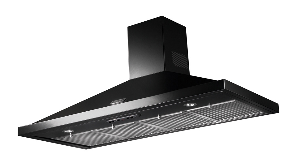 Falcon 110cm Canopy Rangehood - Black