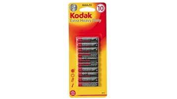 Kodak Extra Heavy Duty AAA Batteries 10Pk Harvey Norman