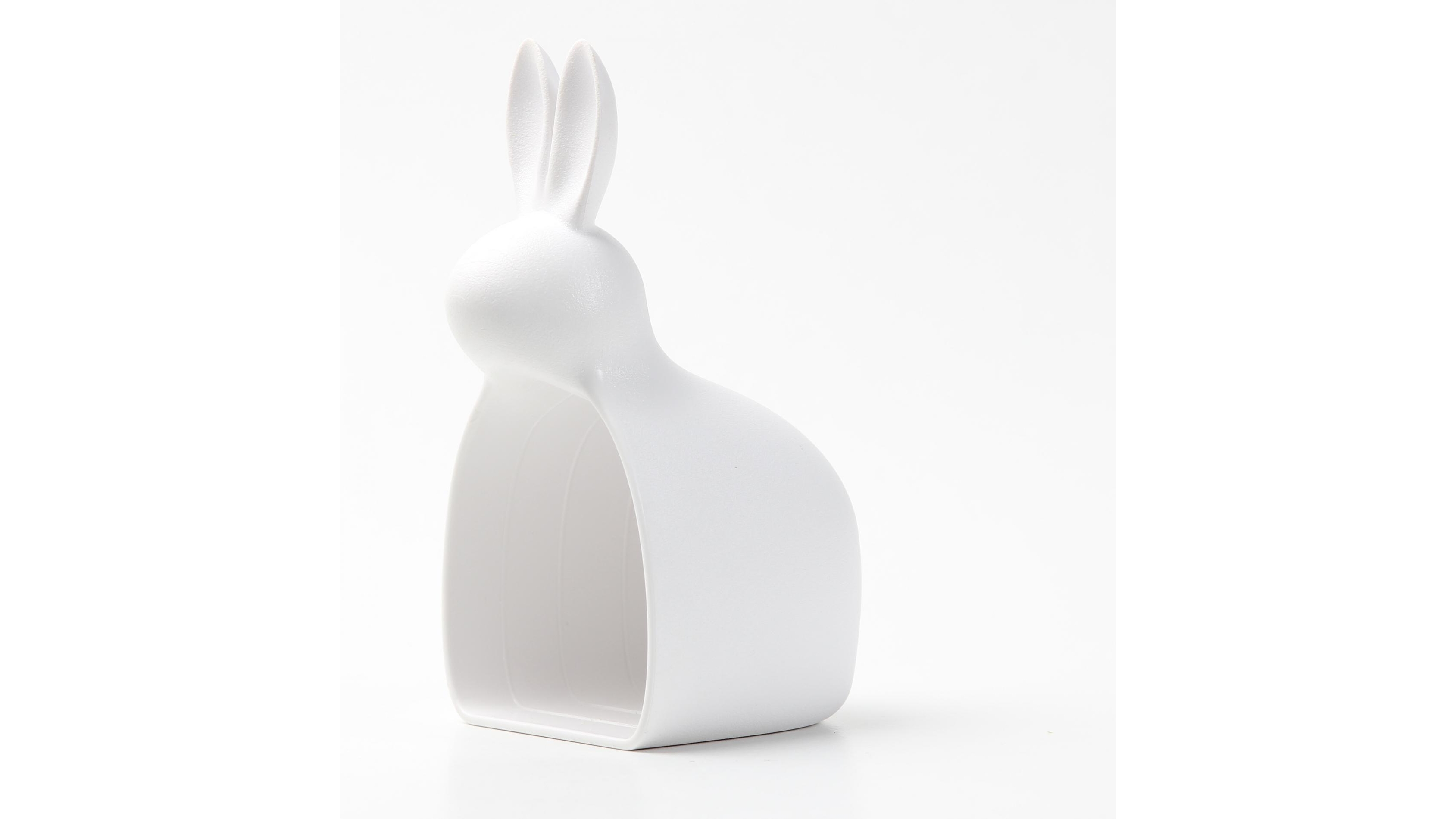 Qualy Bella Bunny Rice Scoop - White