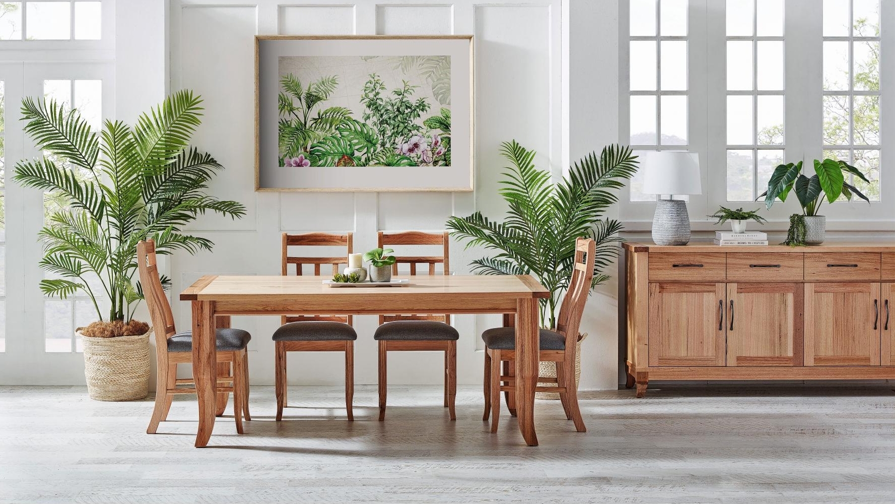 Montrose Natural Dining Setting
