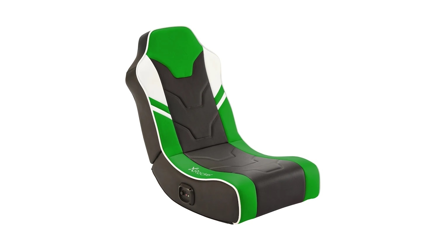 X Rocker GR Shadow 2.0 Gaming Chair Black & Green Harvey Norman