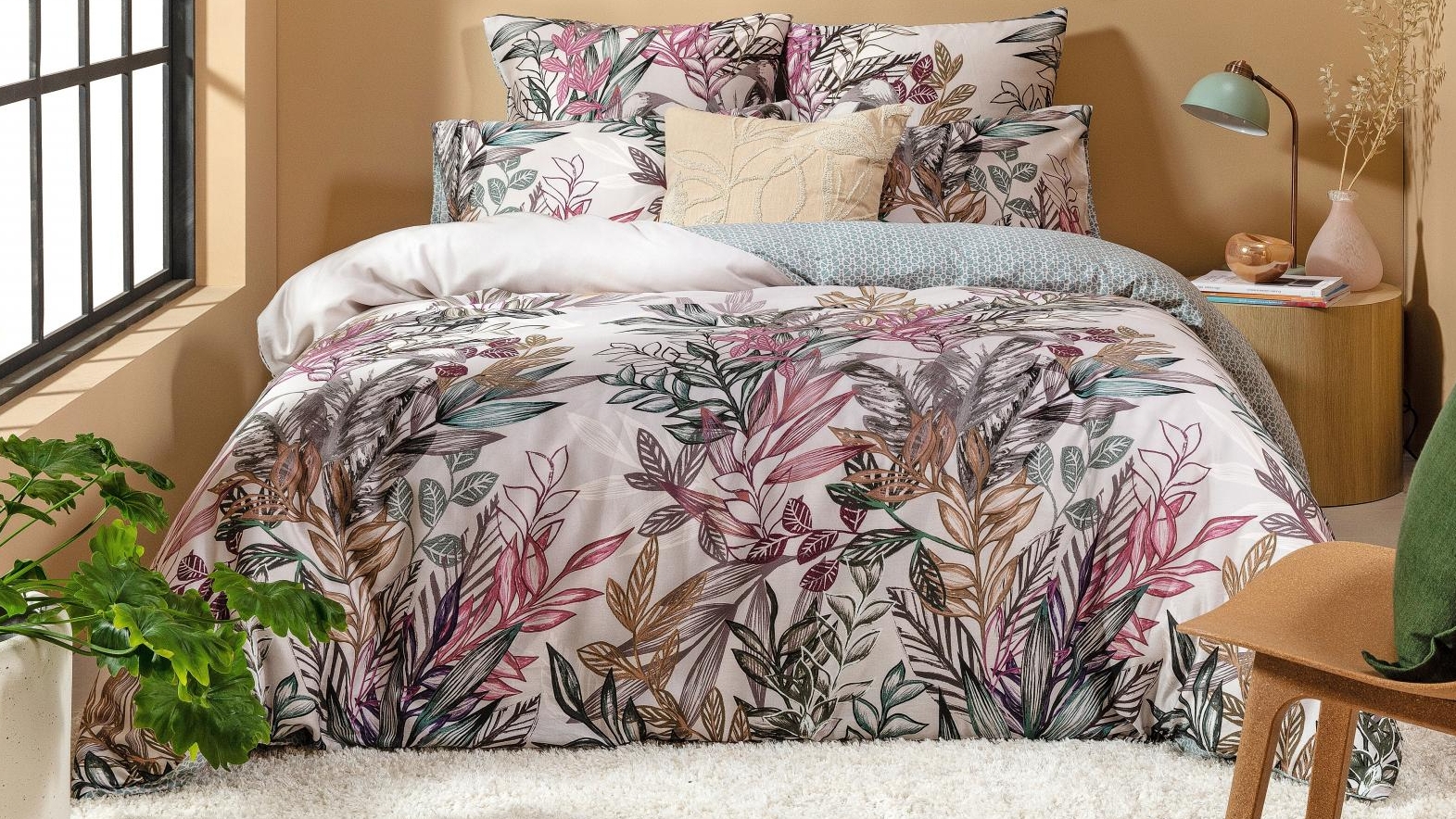 Keone Quilt Cover Set - Double